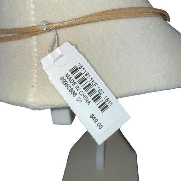 J. Jill Modern Rings Layered Hammered Necklace Silver Gold Tone Adjustable Cord - Picture 8 of 9